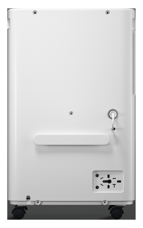 12 litres/jour Déshumidificateur d'air intelligent à LED silencieux espace confiné petite taille appartement évacuateur d'humidité