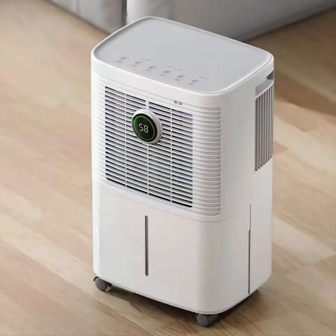 12 litres/jour Déshumidificateur d'air intelligent à LED silencieux espace confiné petite taille appartement évacuateur d'humidité