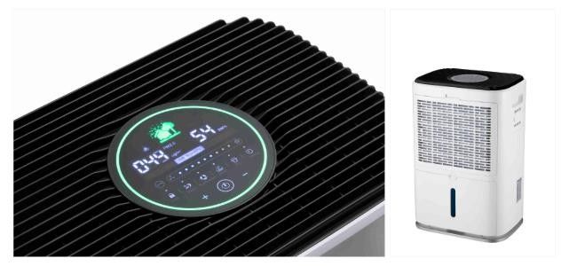 Épurateurs portatifs d'air avec le véritable filtre de Hepa pour le déshumidificateur à la maison à la maison d'air